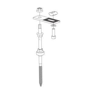 Alternative view of Sheet metal plate self-tapping screw set