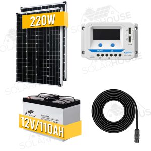 Solar photovoltaic system 220W/12V - SH-2012