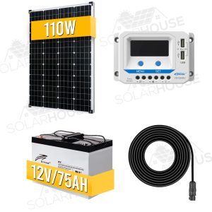 Solar photovoltaic system 110W/12V - SH-1012