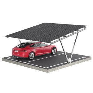 Alternative view of Ground structure Corab System CARPORT WSC