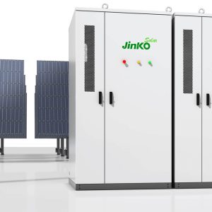 Alternative view of Jinko SunGiga 215kWh industrial battery