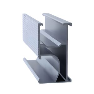 Aluminum profile with side channel