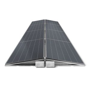Ballast photovoltaic structure Corab System PB-098 East - West