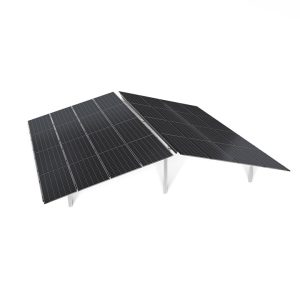 Alternative view of Photovoltaic structure Corab System WS-014WE East - West