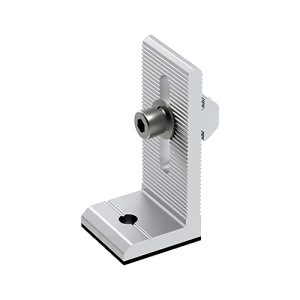 L-shaped plate for sheet metal roof